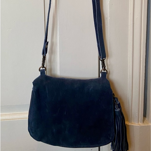 lisa leanord Handbags - Lisa Leonard Suede Crossbody